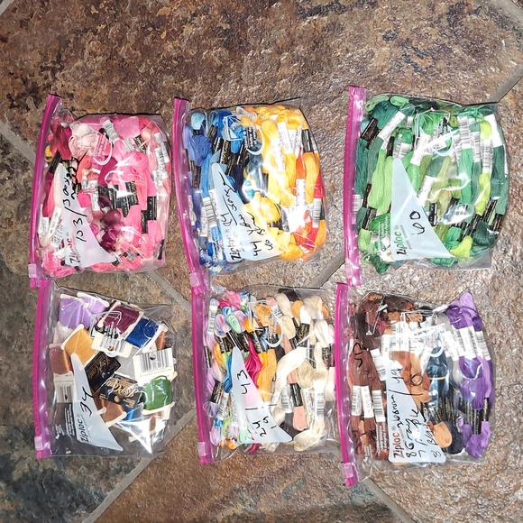 J&P Coats Embroidery Floss Huge Lot USA made - Picture 1 of 12